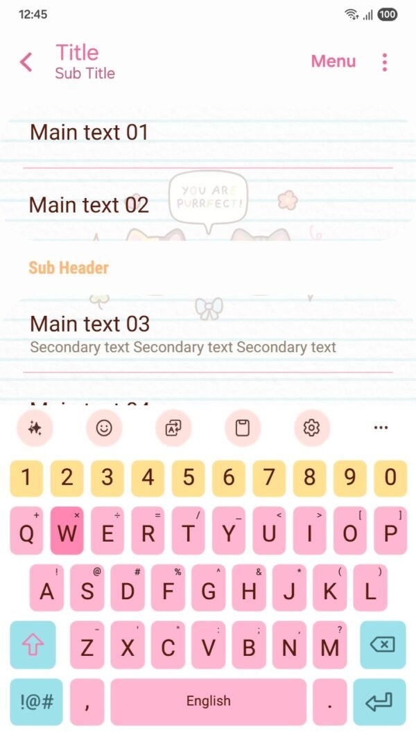 Samsung Themes: ❤️Mun❤️ Purry Cute ~❤️ Premium Theme adorable cats for a cozy vibe - Image 6