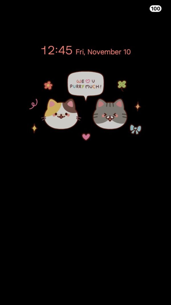 Samsung Themes: ❤️Mun❤️ Purry Cute ~❤️ Premium Theme adorable cats for a cozy vibe - Image 7