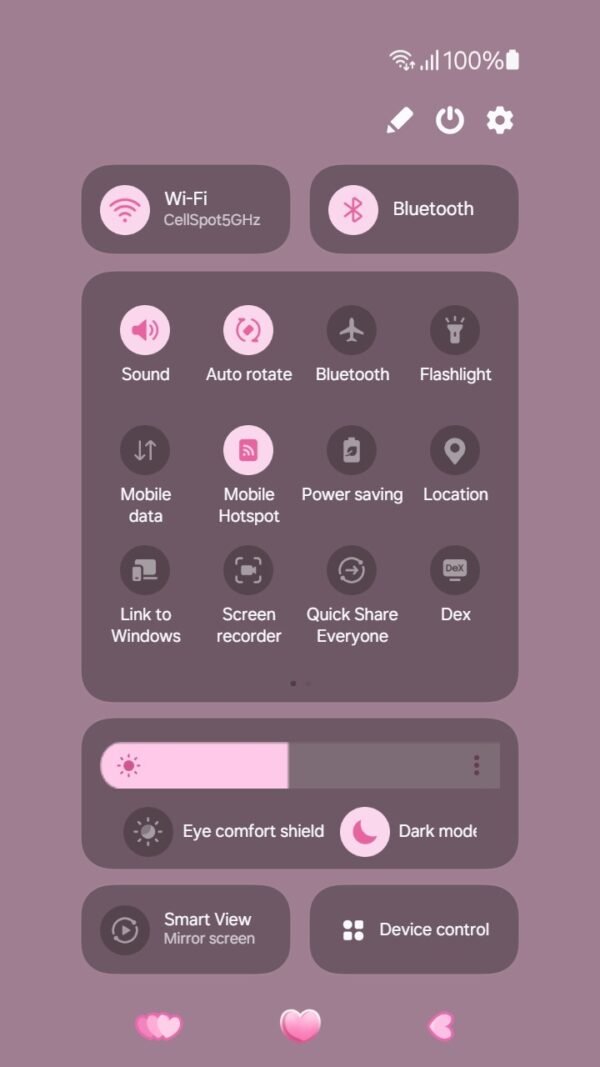 Samsung Themes: ❤️Mun❤️ Love Yourself ~❤️ Premium Theme embrace positivity with a pink reminder - Image 5