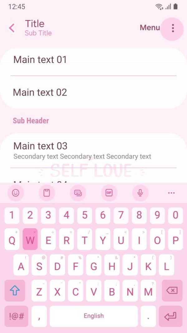 Samsung Themes: ❤️Mun❤️ Love Yourself ~❤️ Premium Theme embrace positivity with a pink reminder - Image 6