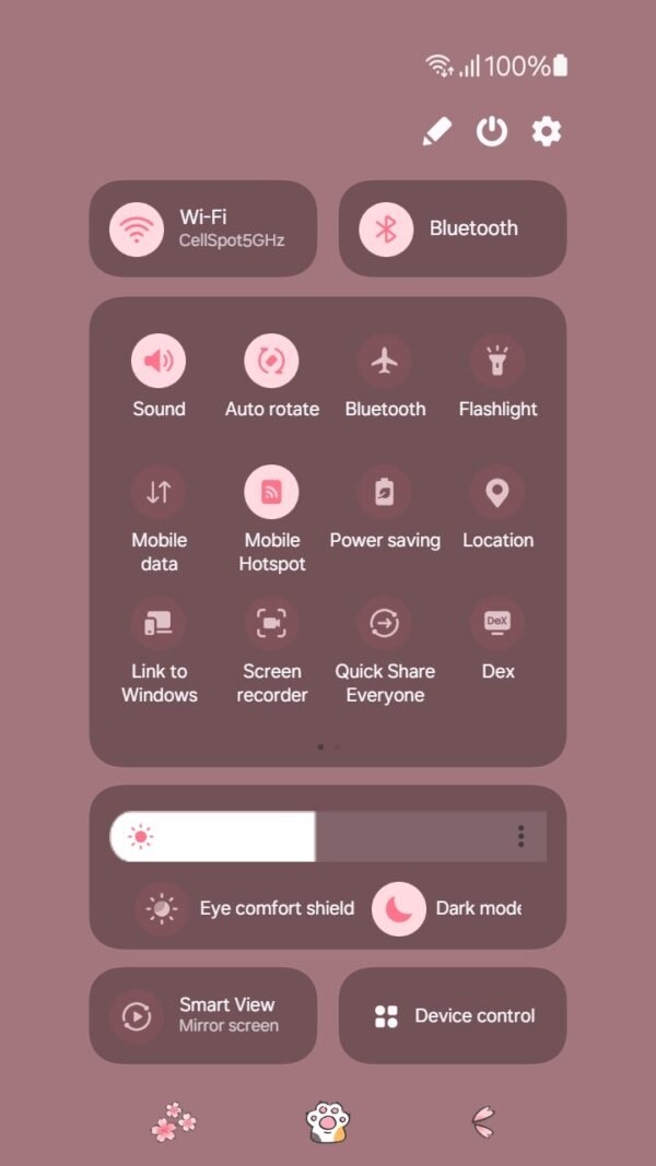 Samsung Themes: ❤️Mun❤️ Blossom Kitty ~❤️ Premium Theme a playful kitty amidst cherry blossoms - Image 5