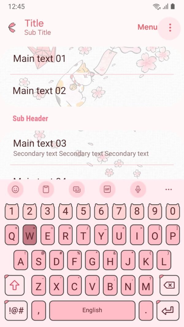 Samsung Themes: ❤️Mun❤️ Blossom Kitty ~❤️ Premium Theme a playful kitty amidst cherry blossoms - Image 6