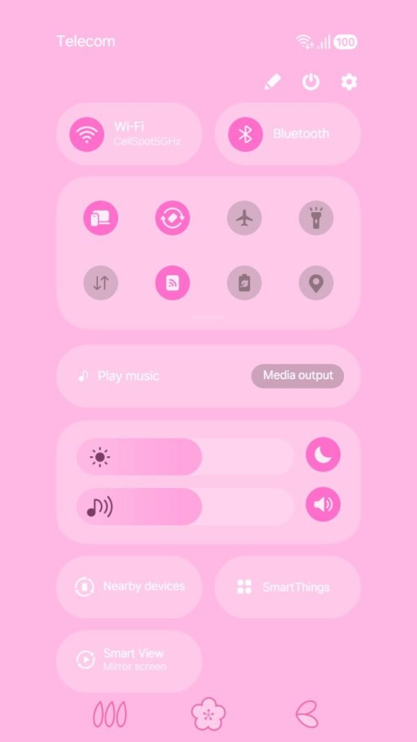 Samsung Themes: ❤️Mun❤️ Sakura Breeze ~❤️ Premium Theme soft cherry blossoms in the air - Image 5