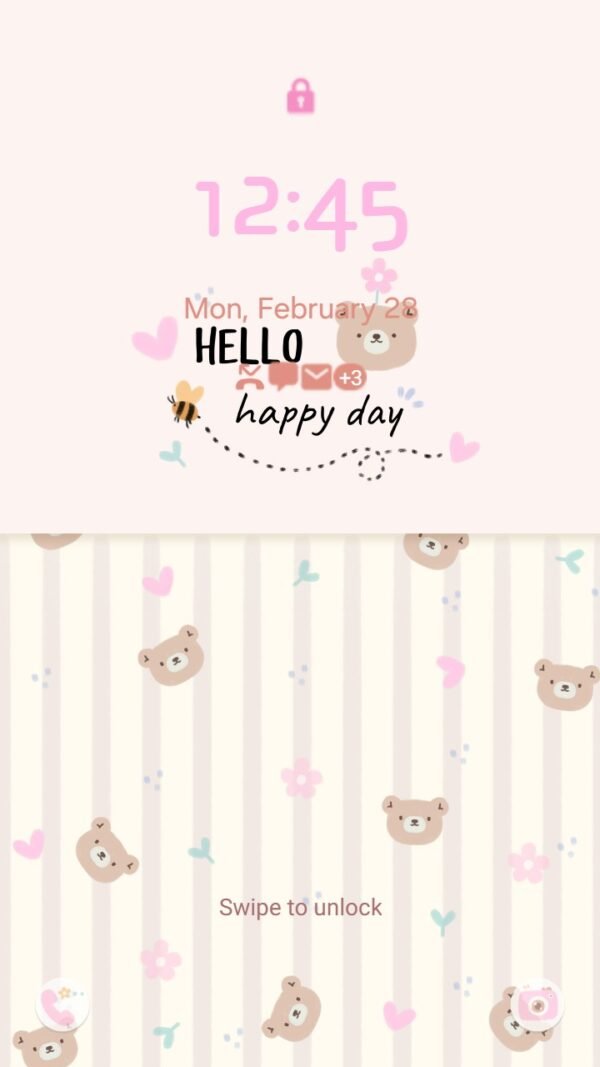 Samsung Themes: ❤️Mun❤️ Bear Bliss ~❤️ Premium Theme soft teddy bears for a happy day - Image 2