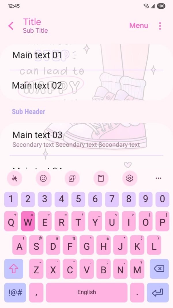 Samsung Themes: ❤️Mun❤️ Happy Steps ~❤️ Premium Theme every step takes you closer to happiness screen shot 5