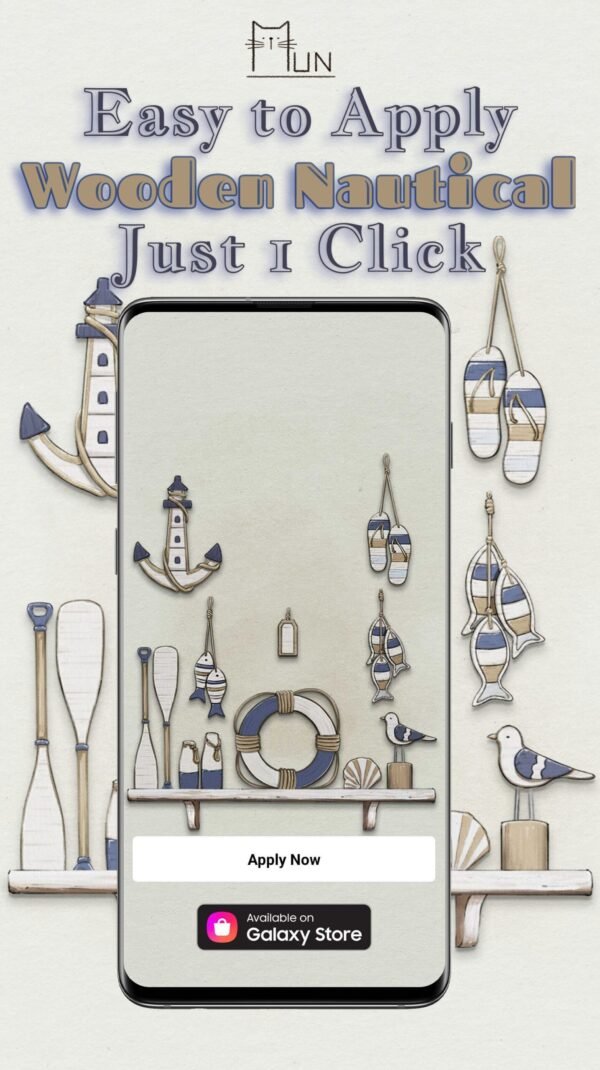 KakaoTalk Themes: Wooden Nautical screen shot 0