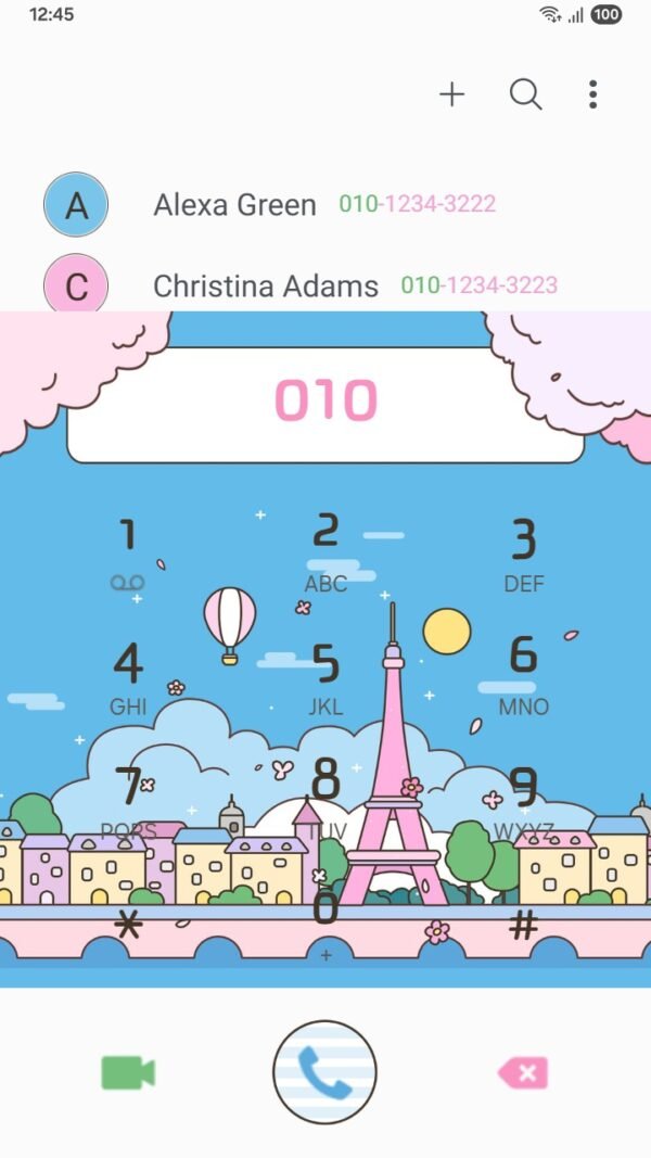Samsung Themes: ❤️Mun❤️ Paris in Bloom ~❤️ Premium Theme a dreamy pastel Parisian view screen shot 2