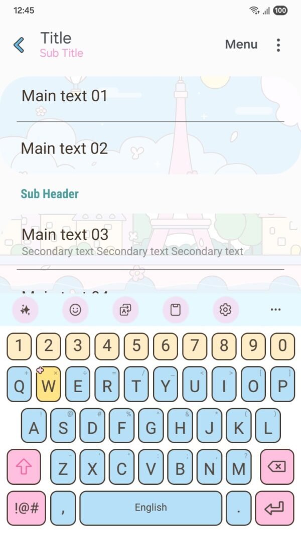 Samsung Themes: ❤️Mun❤️ Paris in Bloom ~❤️ Premium Theme a dreamy pastel Parisian view screen shot 5