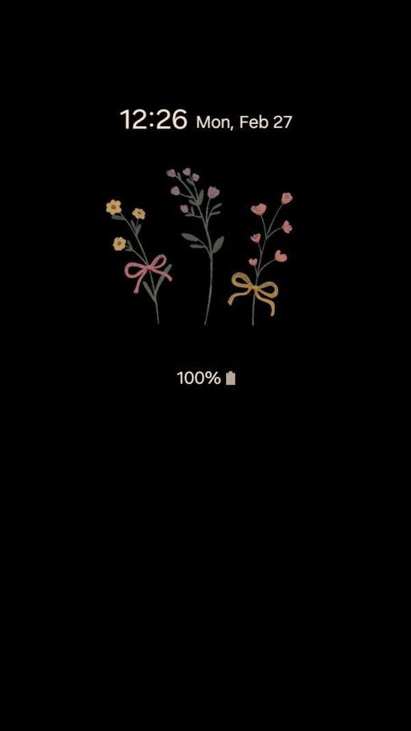 Samsung Themes: ❤️Mun❤️ Floral Whispers ~❤️ Premium Theme soft florals and bows for a peaceful vibe screen shot 6