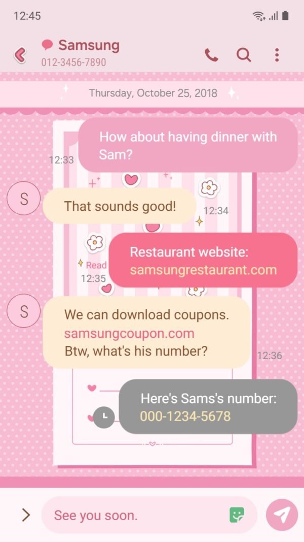 Samsung Themes: ❤️Mun❤️ Strawberry Sweetness ~❤️ Premium Theme sweet strawberry desserts for a pastel paradise screen shot 3