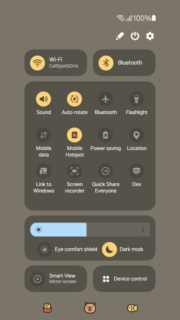 Samsung Themes: ❤️Mun❤️ Chill Capybara ~❤️ Premium Theme relax like a capybara, calm, cozy, and cute screen shot 4