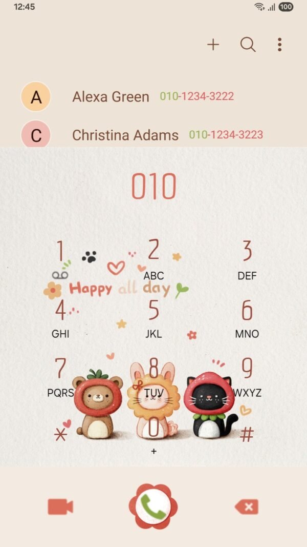 Samsung Themes: ❤️Mun❤️ Happy Paws ~❤️ Premium Theme cute animal friends bring joy all day screen shot 2