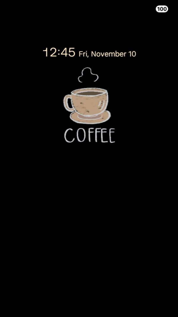 Samsung Themes: ❤️Mun❤️ Coffee Time ~❤️ Premium Theme a cozy pattern for coffee & tea lovers screen shot 6