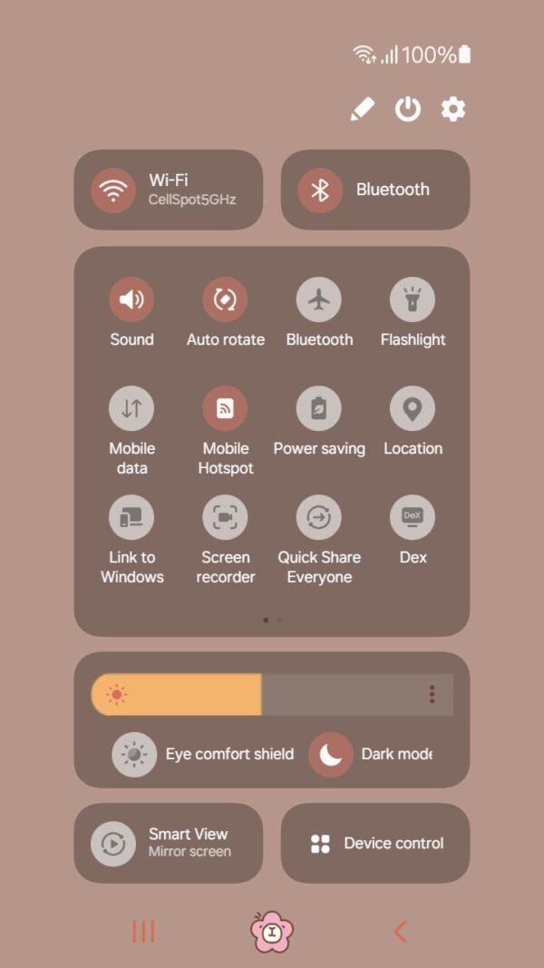 Samsung Themes: ❤️Mun❤️ Cozy Capybara ~❤️ Premium Theme soft pastel vibes with a happy capybara screen shot 4
