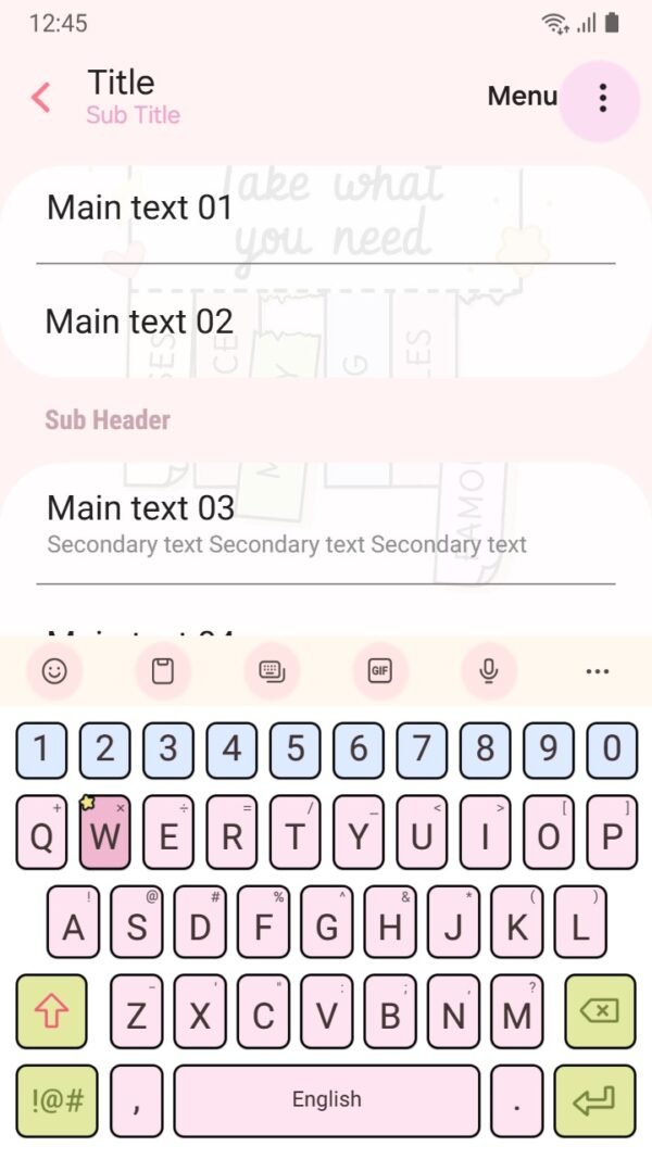 Samsung Themes: [Sim] Positive Vibes ~ Premium Theme uplifting pastel theme with motivational quotes screen shot 5
