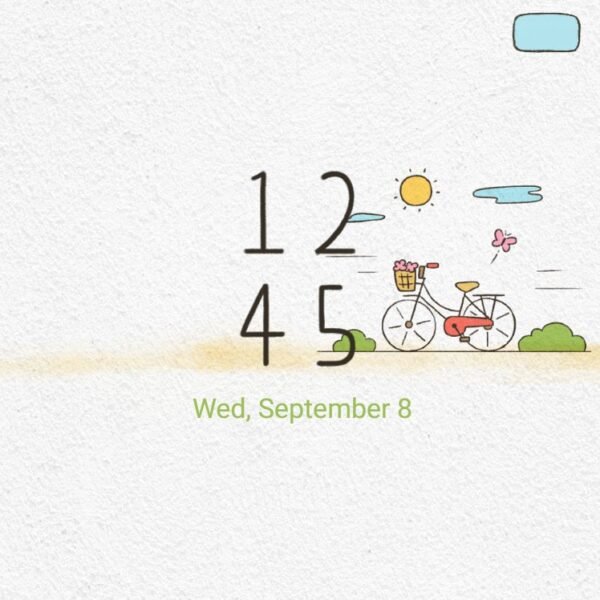 Samsung Themes: ❤️Mun❤️ Bicycle Ride ~❤️ Premium Theme relaxing bike ride theme with nature vibes screen shot 7