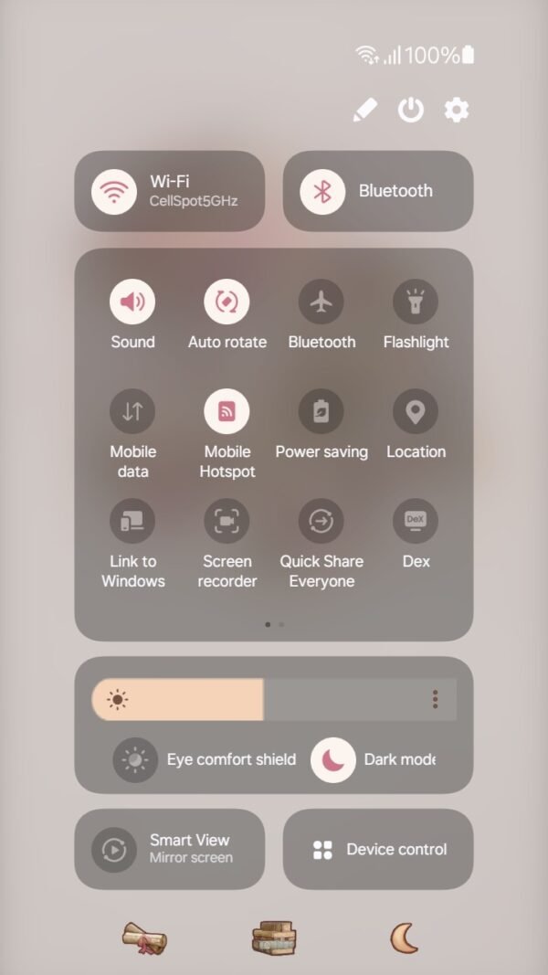 Samsung Themes: ❤️Mun❤️ Vintage Rose Elegance ~❤️ Premium Theme charming floral theme with vintage flair screen shot 4