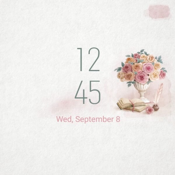 Samsung Themes: ❤️Mun❤️ Vintage Rose Elegance ~❤️ Premium Theme charming floral theme with vintage flair screen shot 7