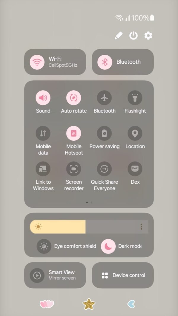 Samsung Themes: ❤️Mun❤️ Sweet Whimsy ~❤️ Premium Theme bird, happy message, rainbow cloud, and butterflies in soft harmony screen shot 4