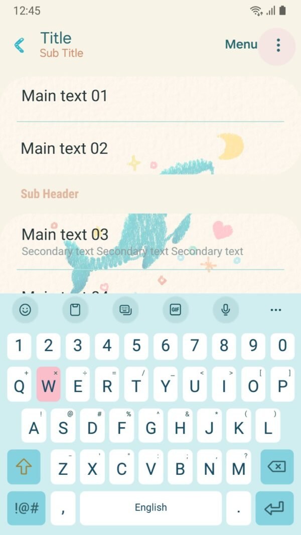 Samsung Themes: ❤️Mun❤️ Cosmic Whale Dreams ~❤️ Premium Theme whimsical whale in a starry night sky screen shot 5