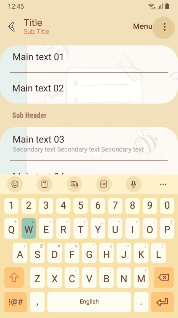 Samsung Themes: [Sim] Doodle Notebook ~ Premium Theme charming doodles to brighten your notebook theme screen shot 5