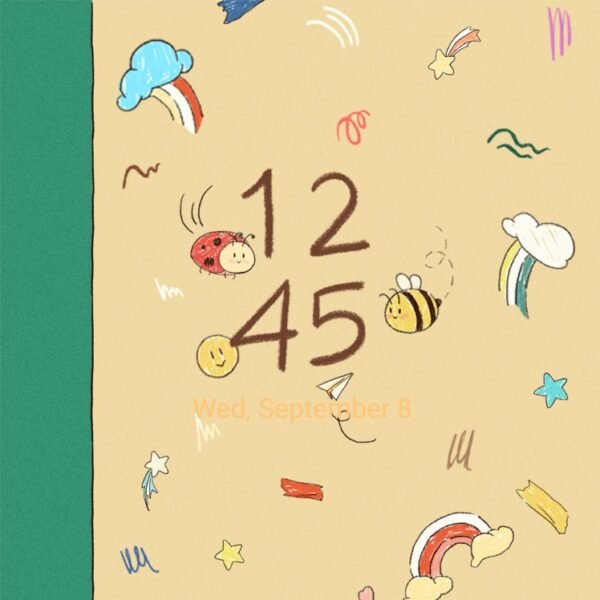 Samsung Themes: [Sim] Doodle Notebook ~ Premium Theme charming doodles to brighten your notebook theme screen shot 7