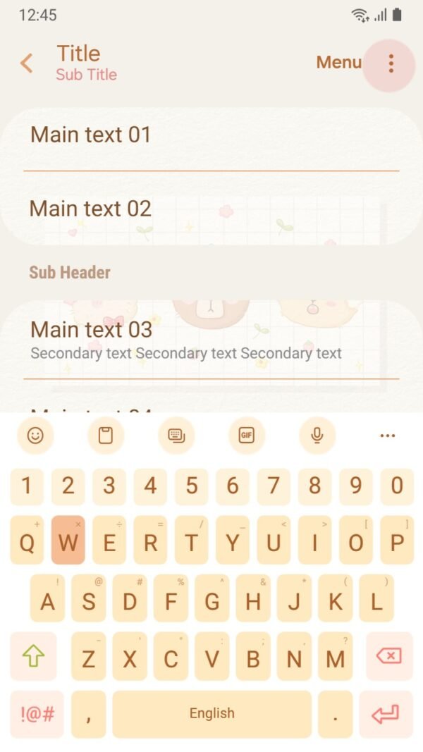 Samsung Themes: ❤️Mun❤️ Cute Trio ~❤️ Premium Theme adorable bear and cat friends theme screen shot 5