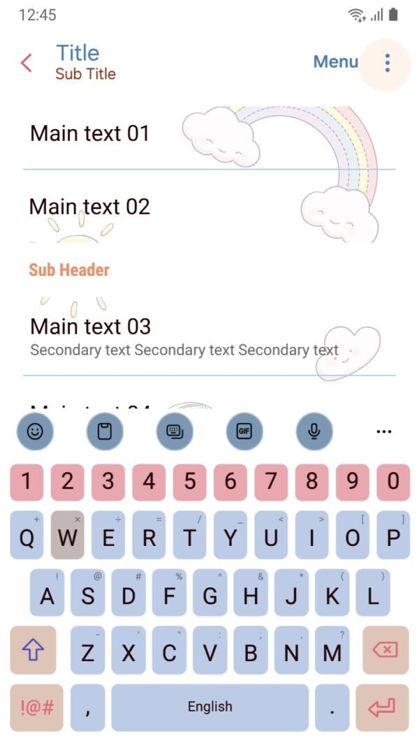 Samsung Themes: ❤️Mun❤️ Sky Penguin ~❤️ Premium Theme adorable penguin flying high in the sky screen shot 5