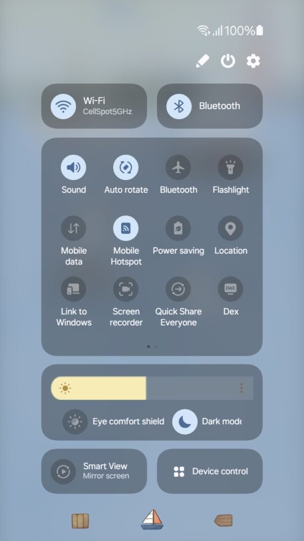 Samsung Themes: ❤️Mun❤️ Seaside Adventure ~❤️ Premium Theme a peaceful seascape with boats and seagulls screen shot 4