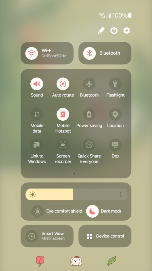 Samsung Themes: ❤️Mun❤️ Blooming Tulips ~❤️ Premium Theme gentle tulips and lilies in a soft pastel design screen shot 4