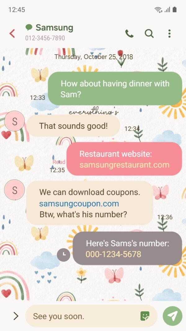Samsung Themes: ❤️Mun❤️ Rainbow Cheer Theme ~❤️ Premium Theme bright rainbows and positivity for all screen shot 3