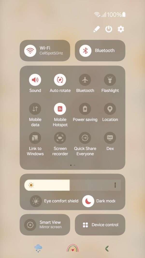 Samsung Themes: ❤️Mun❤️ Rainbow Cheer Theme ~❤️ Premium Theme bright rainbows and positivity for all screen shot 4