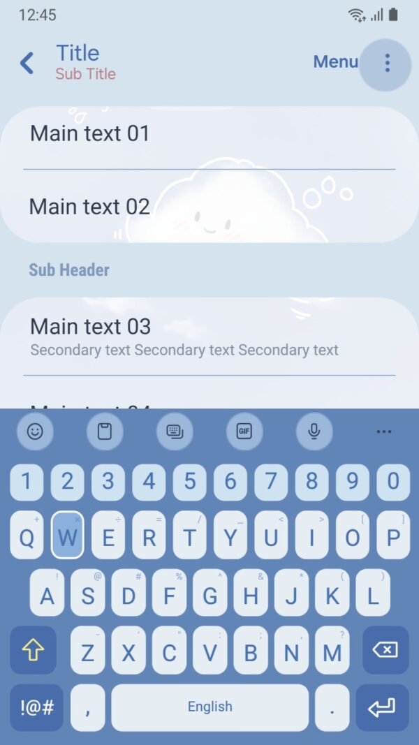 Samsung Themes: ❤️Mun❤️ Dreamy Cloudscape ~❤️ Premium Theme adorable cloud with motivational sky vibes screen shot 5