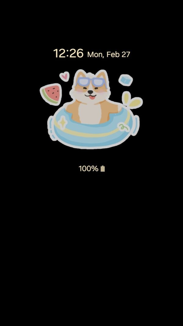 Samsung Themes: ❤️Mun❤️ Happy Waves ~❤️ Premium Theme cute animals enjoying summer fun at the beach screen shot 6