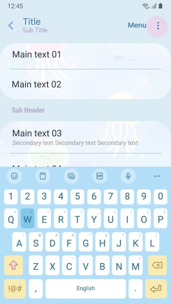 Samsung Themes: ❤️Mun❤️ Jelly Friends ~❤️ Premium Theme cute pastel jellyfish floating peacefully underwater screen shot 5