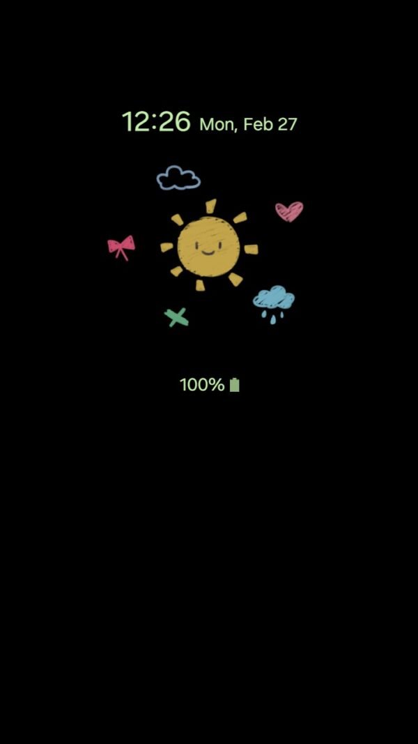Samsung Themes: ❤️Mun❤️ Happy Notes ~❤️ Premium Theme fun and playful doodles with positive words on lined notebook paper screen shot 6