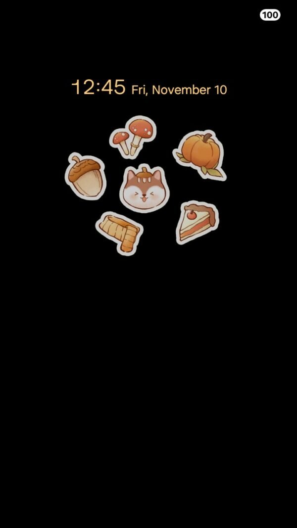 Samsung Themes: ❤️Mun❤️ Autumn Cozy Theme ~❤️ Premium Theme warm autumn vibes with cute fall icons screen shot 6