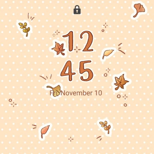 Samsung Themes: ❤️Mun❤️ Autumn Cozy Theme ~❤️ Premium Theme warm autumn vibes with cute fall icons screen shot 7