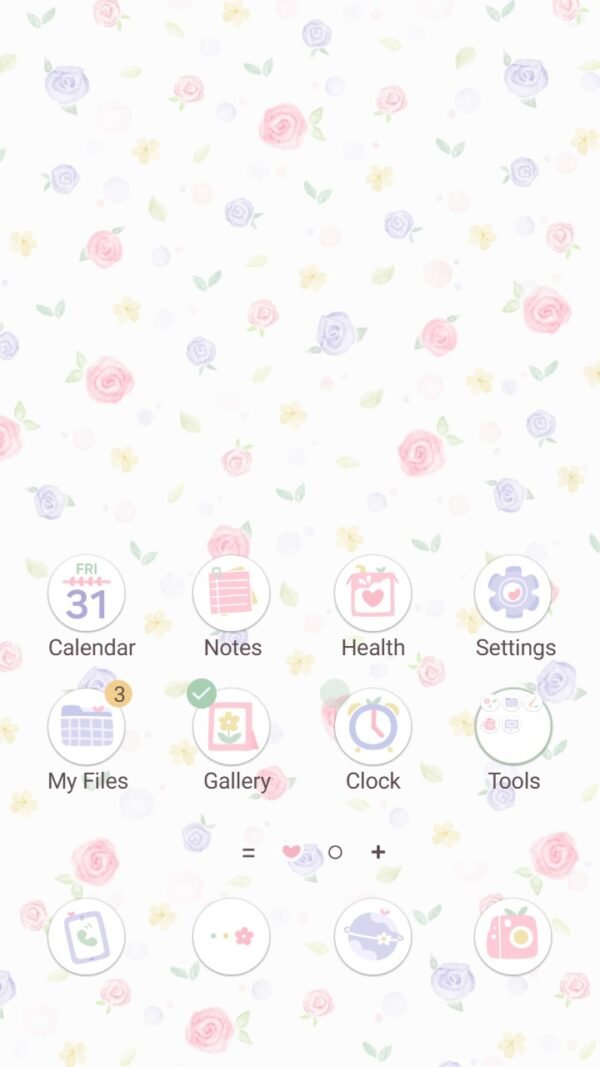 Samsung Themes: ❤️Mun❤️ Floral Dream Theme ~❤️ Premium Theme delicate roses for a soft, feminine look screen shot 0