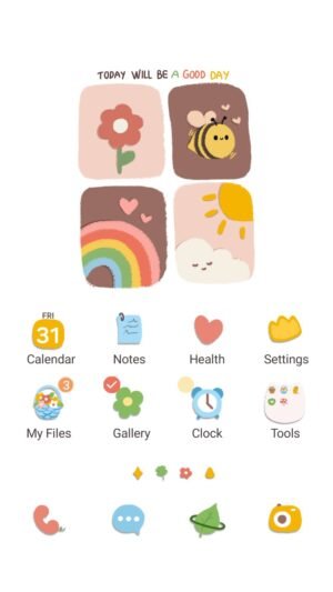 Samsung Themes: ❤️Mun❤️ Good Day Charms ~❤️ Premium Theme uplifting lucky motifs for positivity screen shot 0
