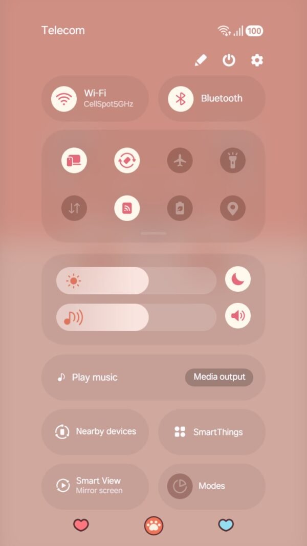 Samsung Themes: ❤️Mun❤️ Red Panda ~❤️ Premium Theme cute red panda peeking over edge screen shot 4