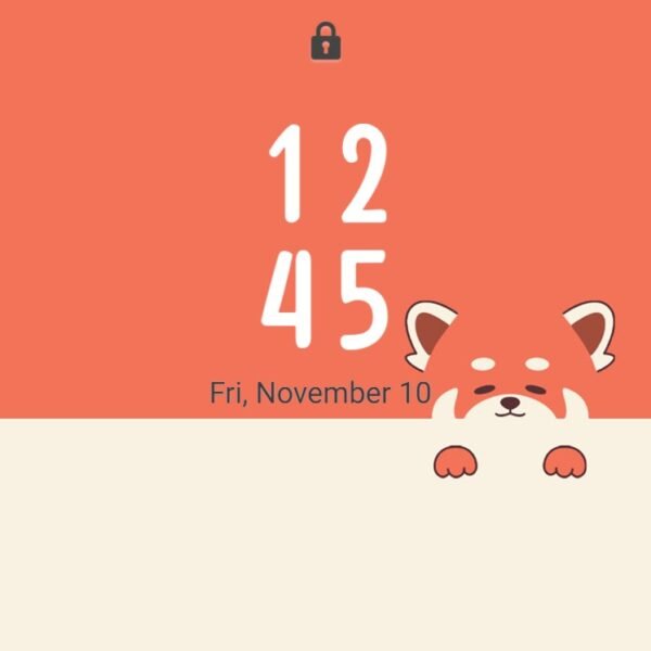 Samsung Themes: ❤️Mun❤️ Red Panda ~❤️ Premium Theme cute red panda peeking over edge screen shot 7