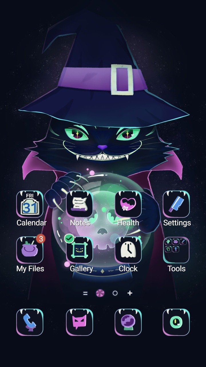 Mystical Cat Magic Theme