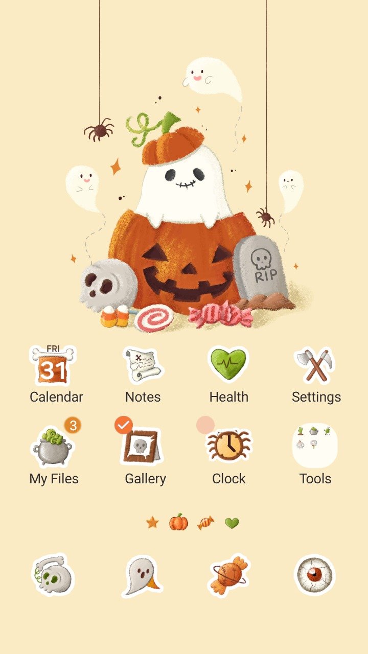 Pumpkin Ghost Theme