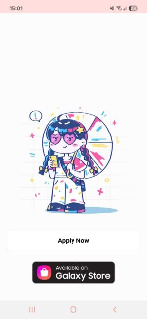 KakaoTalk Themes: Chibi Girl screen shot 0