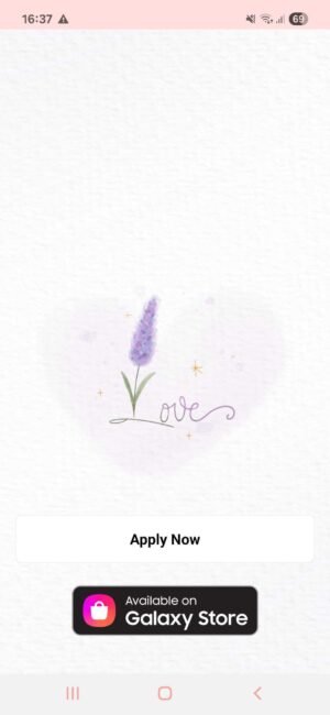 KakaoTalk Themes: Lavender Love screen shot 0