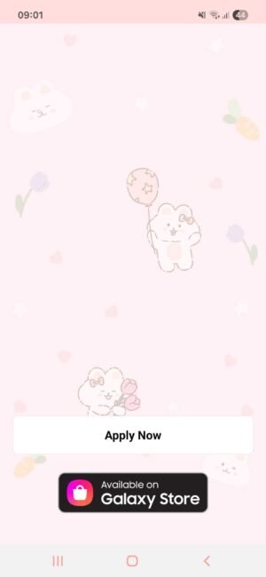 KakaoTalk Themes: Kawaii Bunny screen shot 0