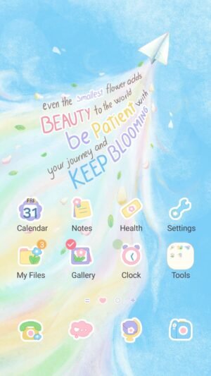 Samsung Themes: ❤️Mun❤️ Dream Flight ~❤️ Premium Theme soft pastels guiding dreams skyward screen shot 0