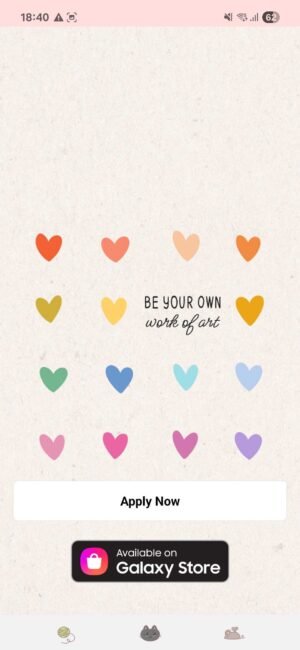 KakaoTalk Themes: Heartful Art screen shot 0