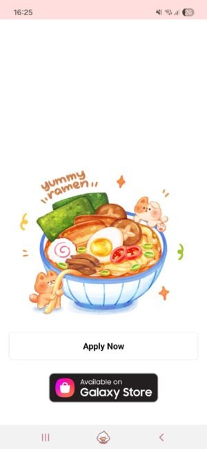KakaoTalk Themes: Cute Ramen Friends screen shot 0